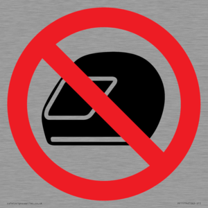 P920 Prohibition: No motorcycle helmets